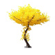 Hua e flow large simulated ginkgo tree simulated tree wedding restaurant hotel interior decoration golden wishing tree props tree fake tree (extended shape) 2 meters high and extended by 1.5 meters
