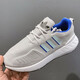 Adidas Clover Women's Shoes 2025 Summer New Retro Sports Shoes Lightweight Shoes Shoes Shoes Absorbing Mesh Breathable Casual Running Shoes GX9203 Gray Blue 37 (230mm)