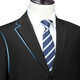 Manya kangaroo suit men's business formal suit men's suit outer version slim fit groomsman groom wedding casual business attire men's single top 185 [54/3XL size] suitable for 160-175Jin [Jin equals 0.5 kg]