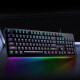 Thunde Robot KG3104R Mechanical Keyboard Wired Gaming Keyboard RGB Light Bar 104 Key Mixed Color Backlit Chicken Office Computer Keyboard Black Red Axle