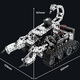 Children's building blocks toys assembled and plugged military model tank boys June 1st Children's Day gift high difficulty handmade remote control battlefield scorpion metal assembly mechanical alloy