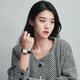 Emporio Armani watch women's European and American watch small green watch retro belt fritillary quartz watch Chinese Valentine's Day gift for girlfriend retro square plate AR11148