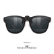 
HELEN KELLER (HELEN KELLER) sunglasses men myopia clip fashion polarized glasses men and women neutral sunglasses driving mirrors anti-ultraviolet myopia HP829C2 gray