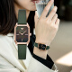 安普里奥·阿玛尼（Emporio Armani）手表女士欧美时尚百搭小绿表方盘腕表情人节生日礼物送女友 优雅赫本风 AR11149