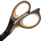 Deli Stationery 6027 Alloy Scissors Art Household Cutting Creative Fashion Other Office Supplies Black 175mm 3-Pack