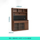 Lin's home furnishing medieval style sideboard double-layer wall integrated storage wine cabinet new style Lin's Wood Industry UM3T-A
