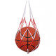 Basketball -Tasche Basketball -Netzback -Basketball -Basketbag Fußballnetz Netto -Tasche Sport Training Aufbewahrungstasche Basketballbeutel Bett blau rotes Netzbeutel 1 + 2 Ballnadeln