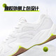 ANTA tennis shoes men's college style training non-slip rebound wear-resistant lightweight sports and leisure indoor badminton shoes for men ANTA White-1 41