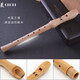 Enregistreur Chimei 8 trous alto britannique B allemand g Enregistreur en bois f Tune de flûtes en bois à huit trous Étudiant et enfants Instrument de musique adulte alto allemand Flûte en bois à 8 trous [version standard]
