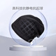 Xue Qianman Hat Women's Autumn and Winter Style Pile Hat Letters Versatile Thickened Warm Knitted Wool Hat Plus Velvet Baotou Hat