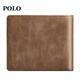 Polo billetera capa de cabeza para hombres billetera billetera bolsita de tarjeta múltiple bolsas de conducción en bolsas de conducción de billetera corta caja de regalo regalo