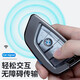 Wo Ting is suitable for BMW car key cover 5 series 530 car x3x5x1 men's 3 series i3 shell 7 series blade alloy buckle key bag A-silver + button model (with metal buckle)