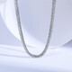 Saturday Fortune (ZLF) PT950 platinum necklace men's riding crop chain simple and versatile boss chain 29.2g 58cm