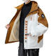 Semir Fleece Jacke Herren Winter Neue lose lockere Kapuzejacke Herren Winter Kleidung hübsch und vielseitige verdickte Jacke 686 Weißes Fleece 2xl