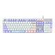 罗技（Logitech）K845机械键盘   机械键轴 有线机械键盘 电竞办公游戏台式外接笔记本电脑 K845红轴-薰衣兔）