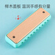 Hape(德国)早教玩具音乐启蒙乐器初学者入门木质顺音阶口琴薄荷E8473