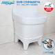 Rongjie automatic drain household large wash mop pool without dirty hands ceramic balcony desk control small bathroom square mop pool low No. 102 (length and width 35) manual drain