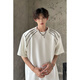 Zisong Gaojie Feng Gao Ke Camiseta de hombros pesados Camiseta de manga corta para hombres y mujeres Camiseta suelta Camiseta suelta Simple DSA070-CD1049 White XL recomendado 120-135Jin [Jin equivale a 0.5 kg]