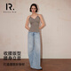 Henny Rue Suspender Damen-Spitzengürtel-Brustkissen Frauenweste doppelseitige pelzige Herbst und Winter warm warm schlanker Pass.