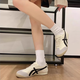 Huili Forrest Gump Shoes para mujeres en 2025 Nuevos zapatos blancos para zapatos de entrenamiento alemán alemanes delgados de verano.