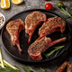 BBQ Season Fresh Seasoned Lamb French Lamb Racks (4 slices) 400g