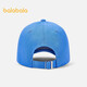 Balabala children's baseball cap boys and girls sun visor outdoor campus sports hat comfortable, fashionable and casual blue tone 00388 recommended head circumference 54-56cm, 7-10 years old