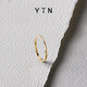 YIN Yin series Möbius strip 1.2 ring 18K gold ring platinum ring 18K gold Yin gold No. 12