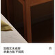 MUYESIYU SF express all solid wood desk simple home student writing desktop computer table bedroom study table walnut color desk + A1 chair 140*55*75cm double drawers