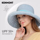 Kenmont Spring and Summer Sun Hat Women's UV Anti-UV Fisherman Hat Pan Border Hat Large Hat Sun Protection Fashion Basin Hat km-3867
