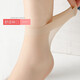 Langsha Short Stockings Women's 10 Pairs Summer Thin Wear-Resistant Crystal Silk Breathable Socks Skin Color 10 Pairs One Size