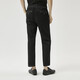 
K-Boxing men's casual micro-elastic silhouette loose straight jeans FQRT1509 black 35