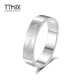 TTMIX couple rings pt950 platinum ring for men and women, female model, a natural pair of platinum proposal and wedding rings, single 11# 5.3-5.5g