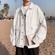 Veste Shuhan Veste masculine Nouveau lieu de travail de couleur unie en couleur en trois dimensions grande veste de lavage de poche adolescent veste lâche haut chaoxuan 693 jaune m