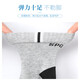 Langsha 10 pairs of socks men's spring and summer white sports cotton socks men's mid-tube socks sweat-absorbent and casual stockings trend
