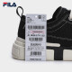 斐乐（FILA）LOOP断层鞋男鞋帆布鞋新款休闲鞋运动板鞋 黑-BK 41