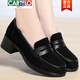 Cartelo Cartelo Fashion Round-Toe-Frauen-Lederschuhe mittleren Alters 2025 Neue Frühlings- und Herbst-Mom-Schuhe mittelschwer Absatz