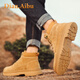 
Dian.Aibu Light Luxury Martin Boots Men's 2025 Summer New British High Top Working Shoes Men's Non-Slip and Wear-Resistant Fur Hair Men's Boots Yellow [Brand Martin Boots] Limited Edition 40