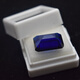 Zhenqian Sri Lankan sapphire loose stone rectangular ring surface gemstone blue ring main stone 5a tanzanite blue rough stone 5X7MM sapphire