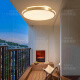 
Heart mirror full copper ceiling light corridor corridor special ultra-thin balcony lamp outdoor waterproof villa mosquito-proof entrance door front light X3890-310