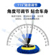 YUECAR car wipe car wash mop car duster special car brush artifact curved rod telescopic car cleaning tools supplies - blue