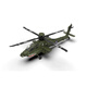 Yxznrc yuxiang f11 Apache Fernbedienung Hubschrauber 6 Kanal Real Machine 3D Stunt Combat Military bewaffneter Modellflugzeug Flugzeug-Einzel-Nr-Fernbedienungsstandard 1 Batterie