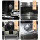 hluru [Luru Musical Instrument Factory] Hand disc 10-tone Phnom Penh Handpan Ethereal Drum Professional-level Percussion Instrument [Upgraded Nitride] Retro 10-tone + Bracket + Full Set