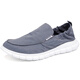 
Woodpecker old Beijing cloth shoes men's 2025 new summer breathable one-foot lazy bean shoes men's umbrella cloth flat shoes 881-Black- 41