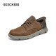 斯凯奇（Skechers）闪穿鞋男鞋夏季通勤商务鞋软底轻便舒适一脚蹬休闲工作板鞋205046
