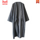 
Catman (MiiOW) spring and summer thin pure cotton bathrobe men's mid-length Japanese style nightgown cardigan yukata sweat steaming suit large size plus fat colored men's robe - dark gray ash L 160-185Jin [Jin equals 0.5 kg]