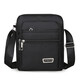 Tang Xiaoshg Herrenbeutel Casual Recond Bag Oxford Stoff kleiner Rucksack Herrenbeutel Casual Crossbody Bag Canvas Tasche Tragbarer Business-Trend [Square-Pull Basic Style]+[YZ3519 Black]