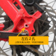Marco de estacionamiento gigante/soporte de pie ATX810 // 830/860XTC820/800 SOPORTE Bike Pegs 2 hoyos (herramienta de tornillo de taza) Etiqueta blanca