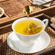 Peking Tongrentang Qingqian Liu Tee Mais Rasur Maulbeerblatt Tee Burdock Wurzel getrockneter Hawthorn Lotus Blatt Ernährung Gesundheit Tee Trinken Teebeutel eingeweicht in Wassergetränk 150g Box