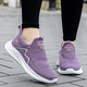 Ältere Schuhe Frauen ein Fuß weit verbreiterte Mutterschuhe Herbst Mesh Casual Schuhe Weiche Sohle Nicht-Schlupf-Stiefschuhe Sportschuhe A9888 Frauenstil 35