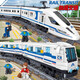 
Lego building blocks compatible with steam train high-speed train Harmony remote control electric boy assembled children's toys Super luxury subway-manual version [476 particles]